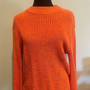 Women's H&M Orange Knit Sweater